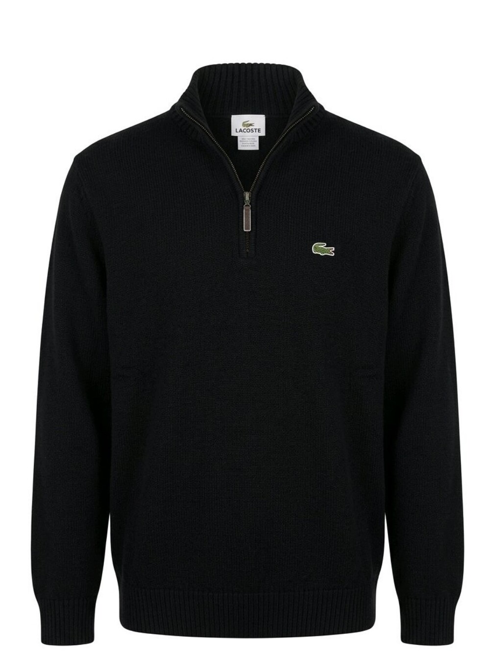 Lacoste Men’s Black Half-Zip Sweater